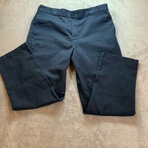 Dickies 874 Original Fit Work Pants Navy Blue Mens 40x29 (Tag 40x32)